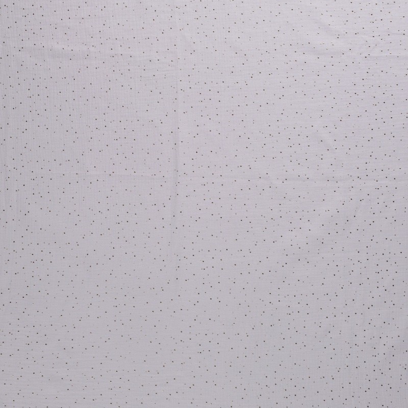 MUSLIN SCATTERED DOT FOILED 12684