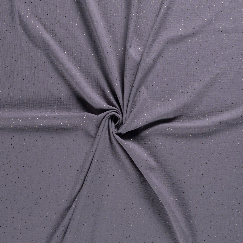 MUSLIN SCATTERED DOT FOILED 12684