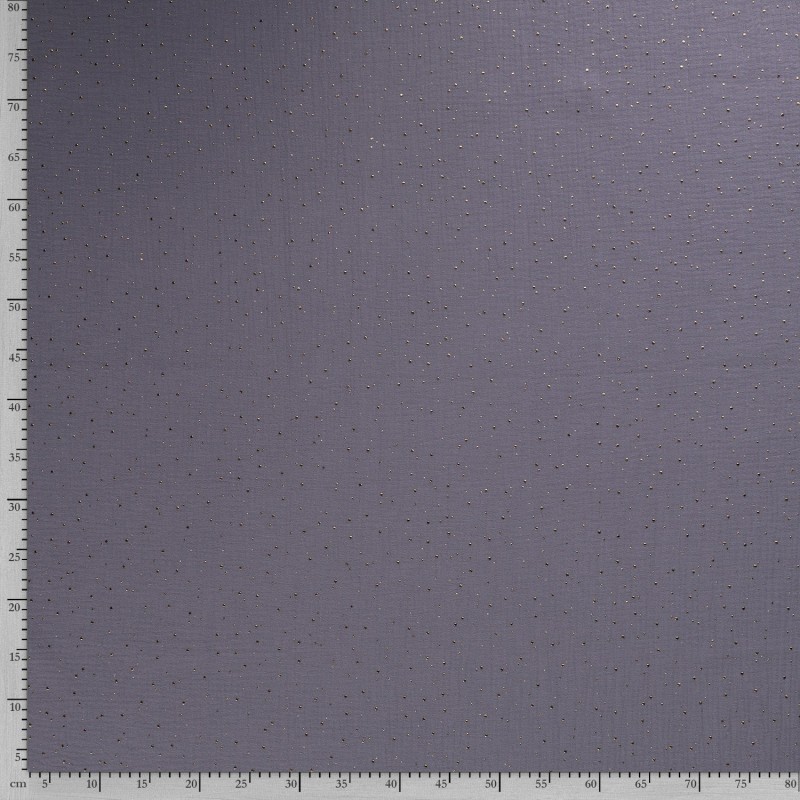 MUSLIN SCATTERED DOT FOILED 12684