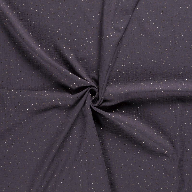MUSLIN SCATTERED DOT FOILED 12684