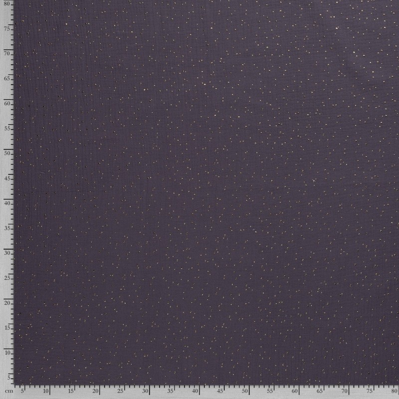 MUSLIN SCATTERED DOT FOILED 12684