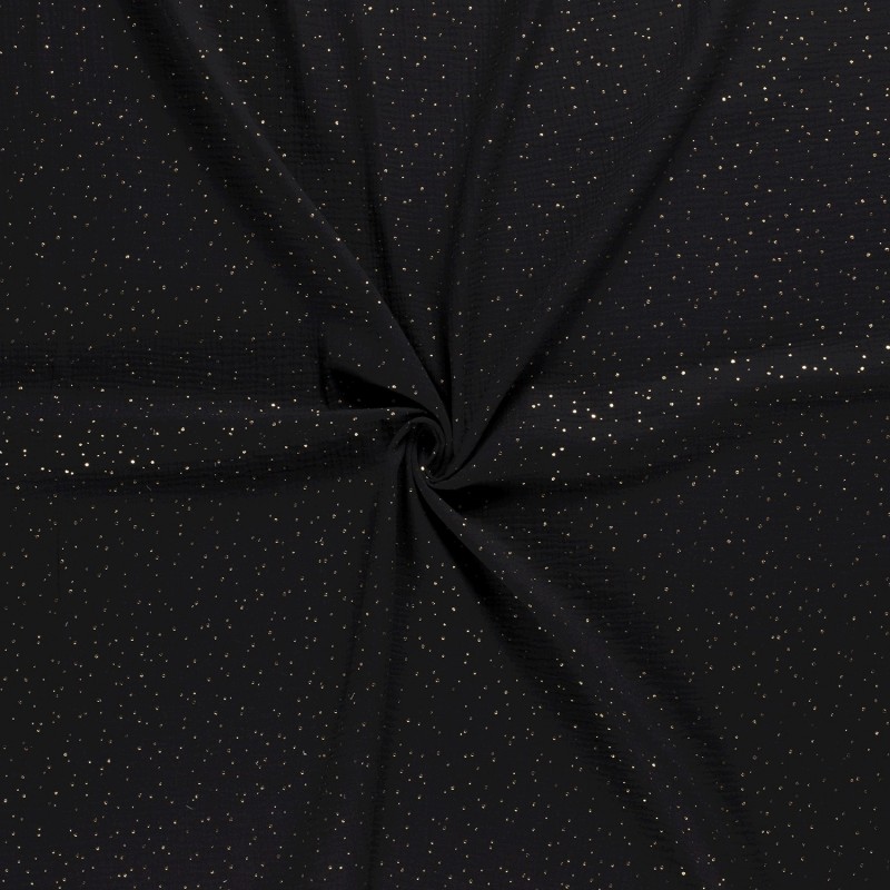 MUSLIN SCATTERED DOT FOILED 12684