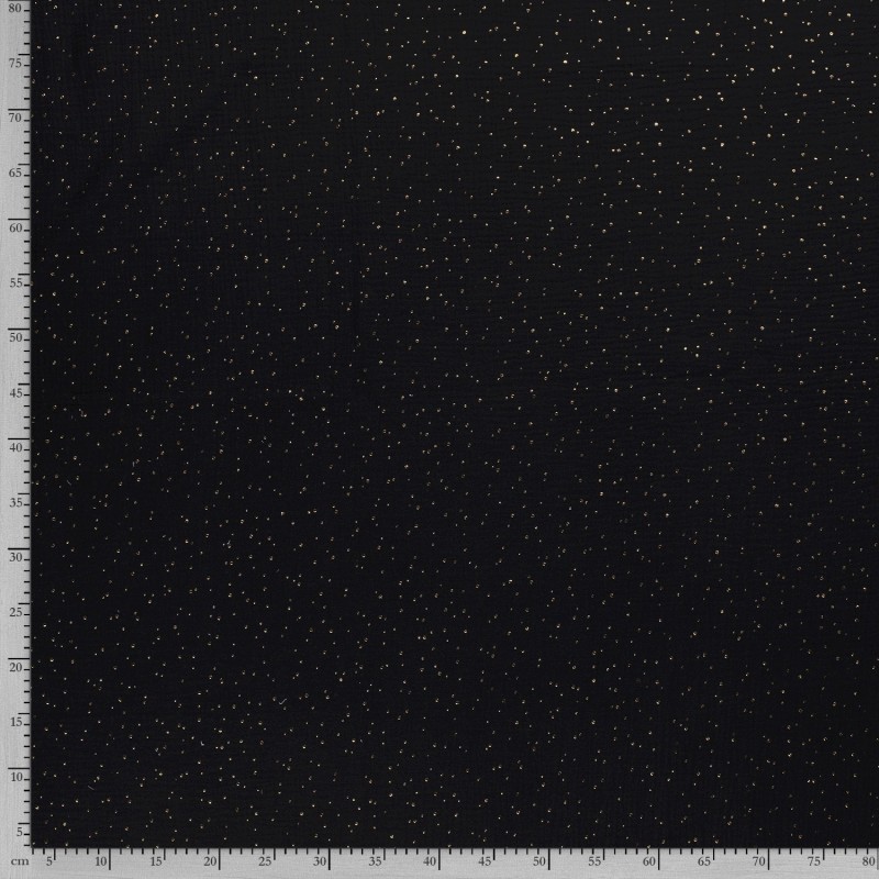 MUSLIN SCATTERED DOT FOILED 12684