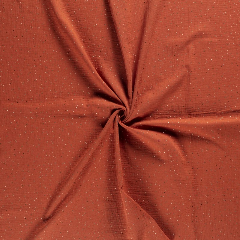 MUSLIN SCATTERED DOT FOILED 12684