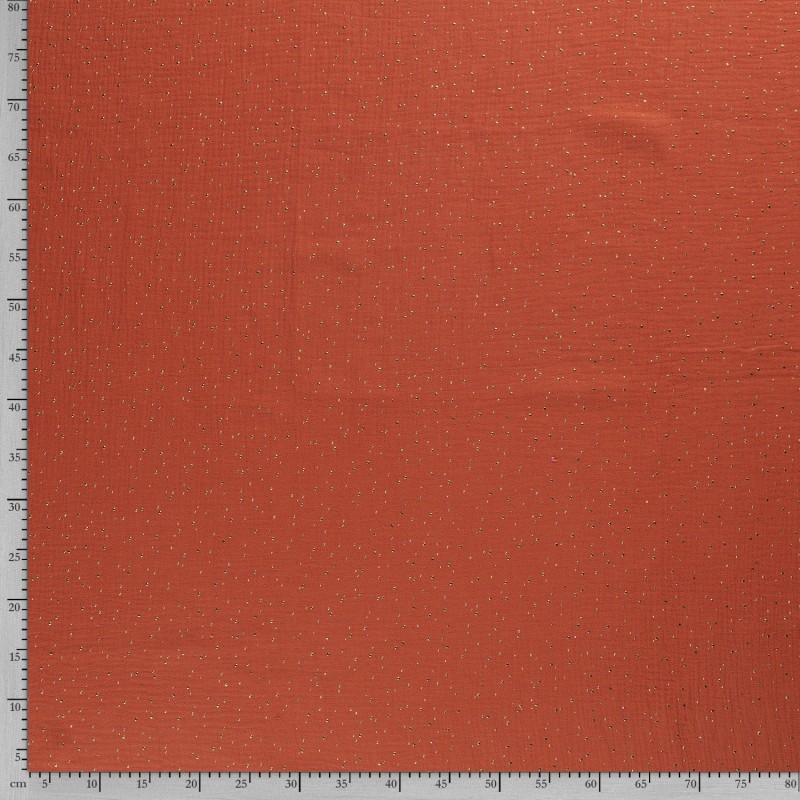 MUSLIN SCATTERED DOT FOILED 12684