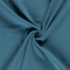 MUSLIN TRIPLE LAYER PETROL