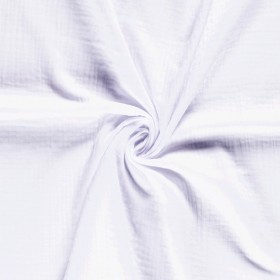 MUSLIN TRIPLE LAYER OPTICAL WHITE