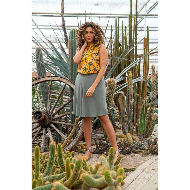 WOVEN VISCOSE LINNEN SLUB WASH 13579