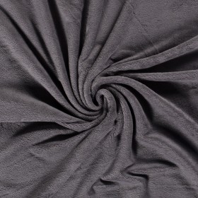 BAMBOO TOWEL FLEECE DARK GREY