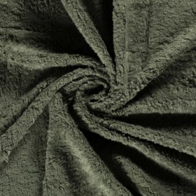 COTTON SHERPA KHAKI GREEN