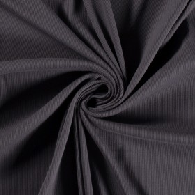 RIB JERSEY DARK GREY
