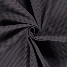 KNITTED WAFFLE UNI DARK GREY