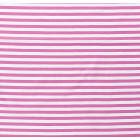 JERSEY BAWEŁNIANY DZIANE PASY 10MM LIGHT PINK