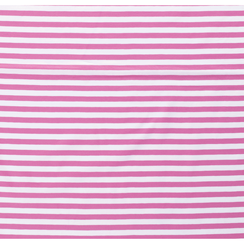 COTTON JERSEY 10MM Y/D STRIPE LIGHT PINK