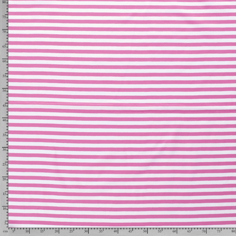 COTTON JERSEY 10MM Y/D STRIPE LIGHT PINK
