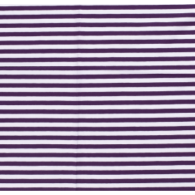 COTTON JERSEY 10MM Y/D STRIPE PURPLE
