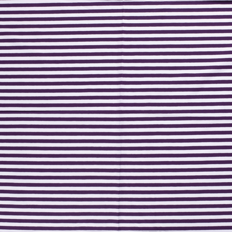 COTTON JERSEY 10MM Y/D STRIPE PURPLE