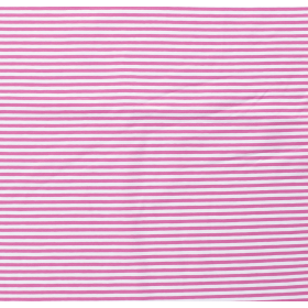 JERSEY BAWEŁNIANY DZIANE PASY 5MM LIGHT PINK