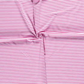 COTTON JERSEY 5MM Y/D STRIPE LIGHT PINK
