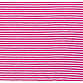 COTTON JERSEY 5MM Y/D STRIPE FUCHSIA