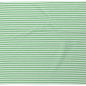 JERSEY BAWEŁNIANY DZIANE PASY 5MM GREEN