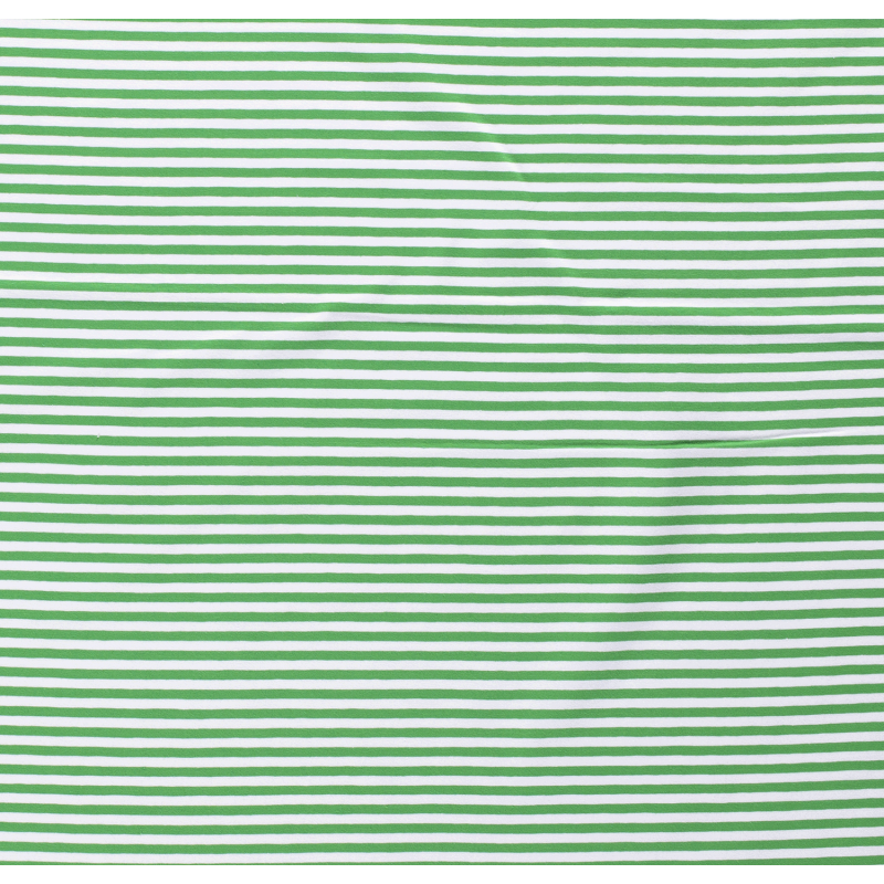 COTTON JERSEY 5MM Y/D STRIPE GREEN