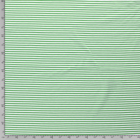 COTTON JERSEY 5MM Y/D STRIPE GREEN