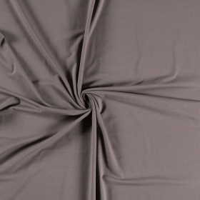 JERSEY BAWEŁNIANY ORGANICZNY BROWN TAUPE