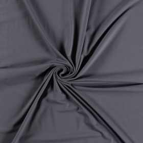 JERSEY BAWEŁNIANY ORGANICZNY DARK GREY