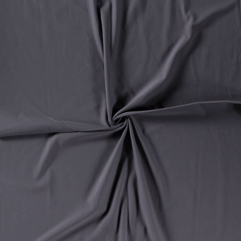 FRENCH TERRY ORGANIC DARK GREY