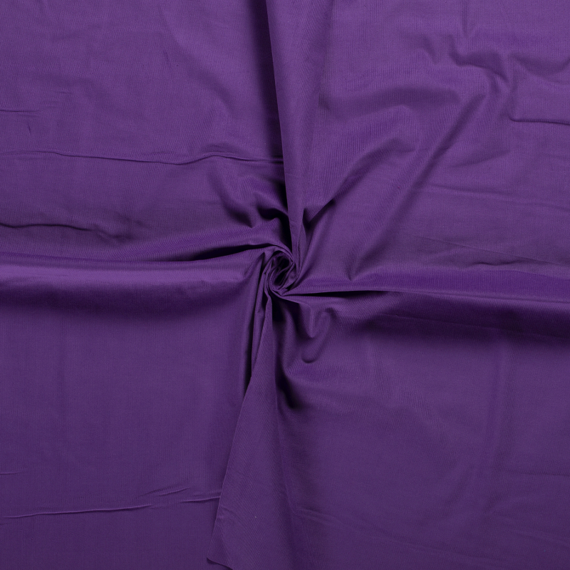 COTTON CORDUROY AUBERGINE