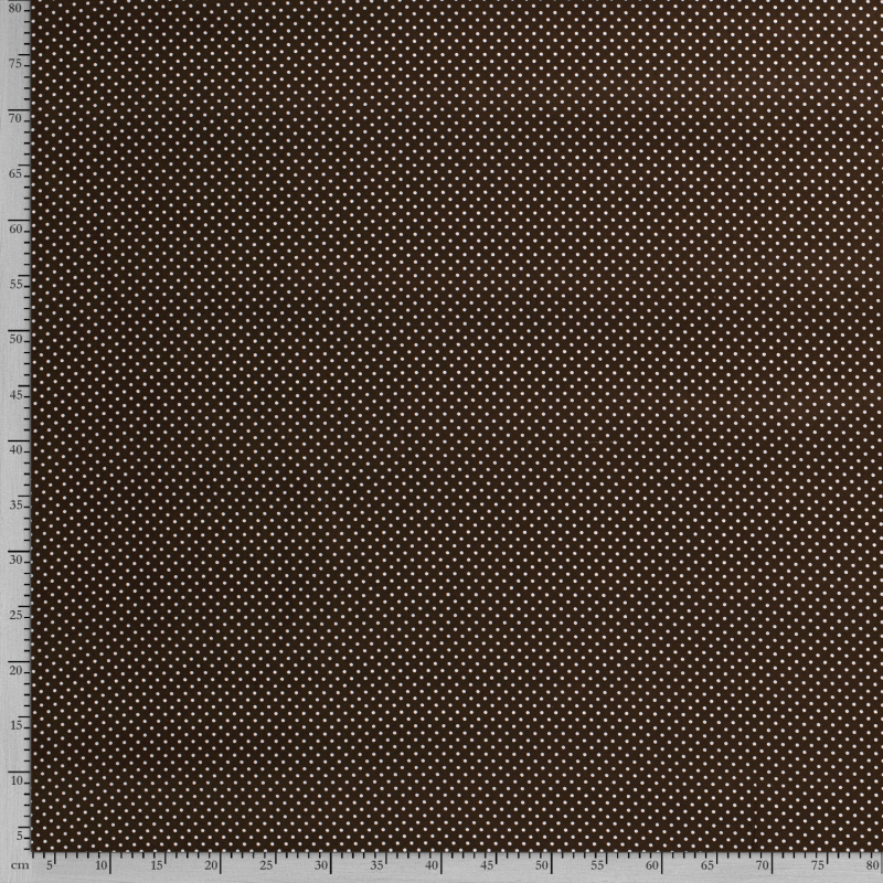 POPLIN SMALL DOT BROWN