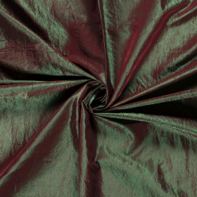 CRUSHED TAFFETA DARK GREEN