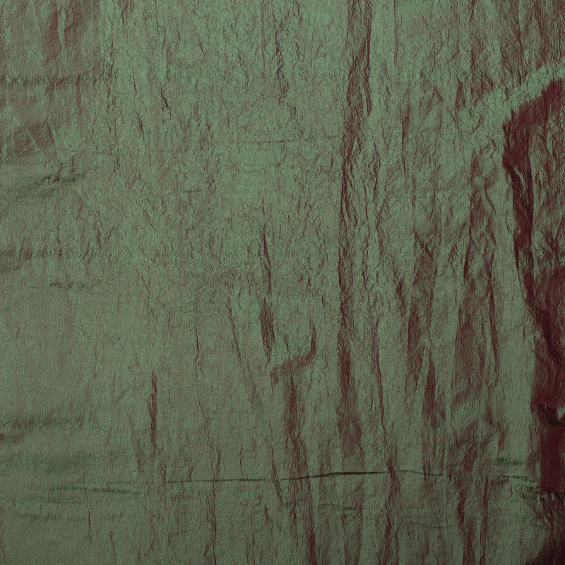 CRUSHED TAFFETA DARK GREEN