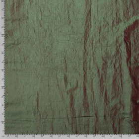 CRUSHED TAFFETA DARK GREEN