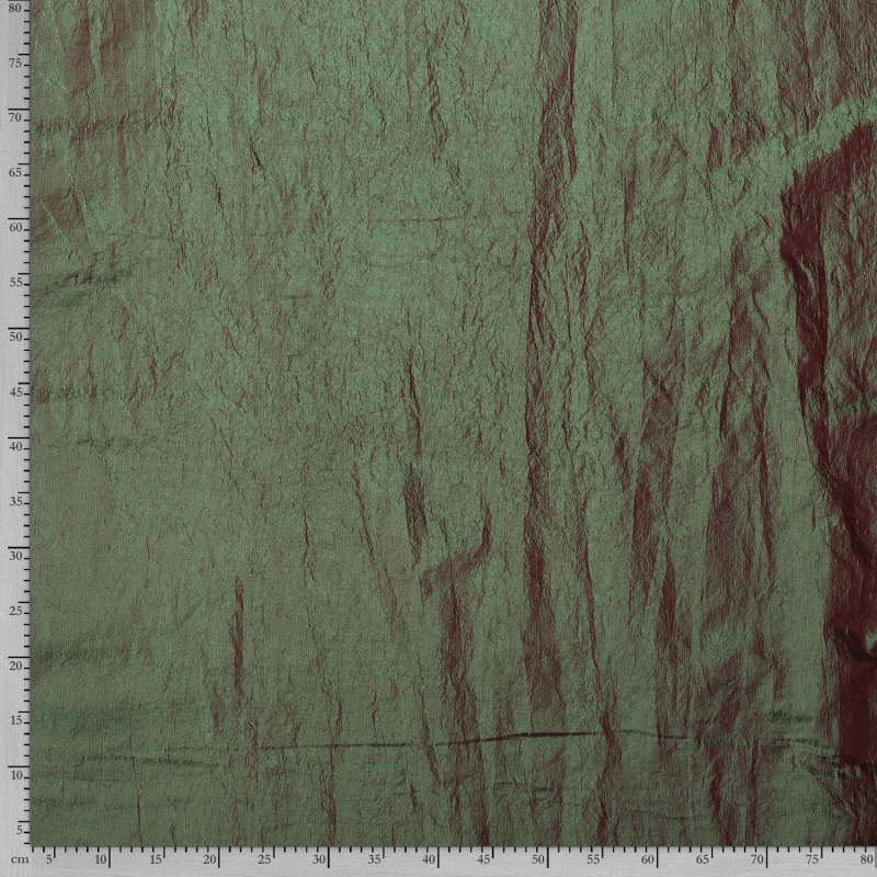 CRUSHED TAFFETA DARK GREEN