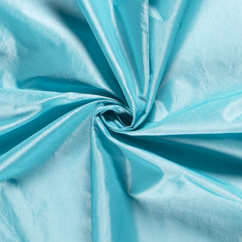 CRUSHED TAFFETA AQUA