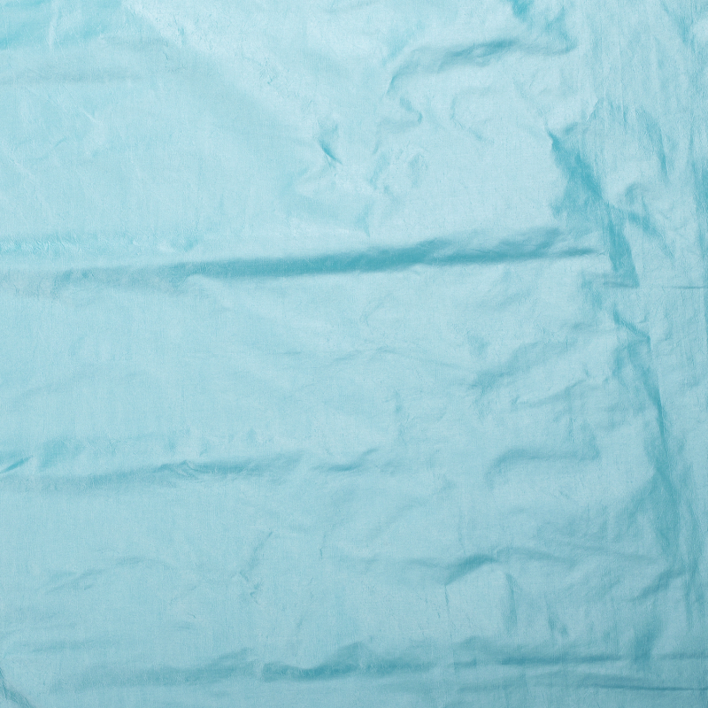 CRUSHED TAFFETA AQUA
