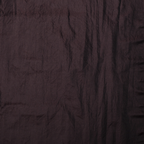 CRUSHED TAFFETA DARK BROWN