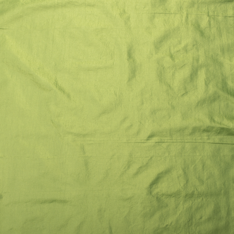 CRUSHED TAFFETA LIME GREEN