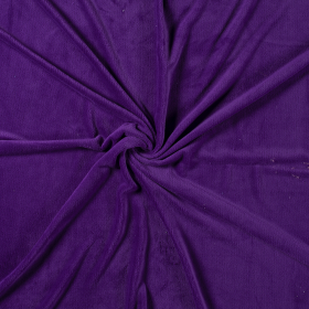 CORAL FLEECE AUBERGINE
