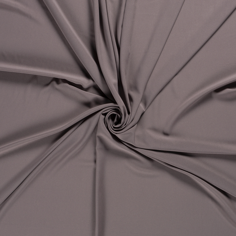 CREPE GEORGETTE TAUPE BROWN