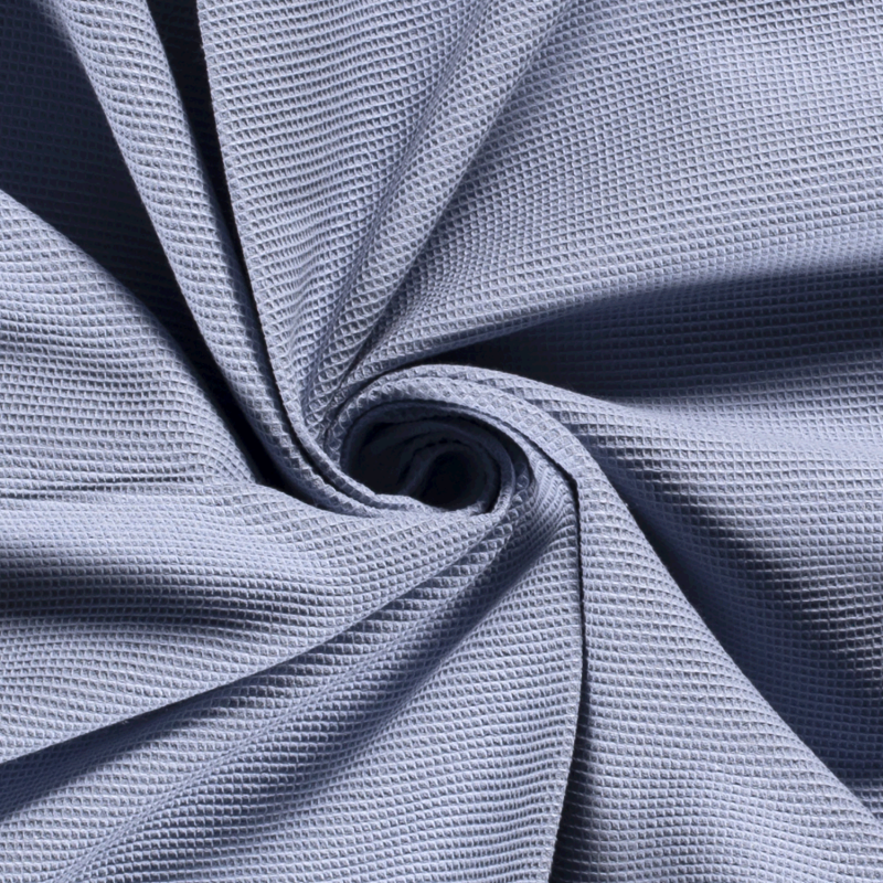 WAFFLE PLAIN DYED BABY BLUE DARK