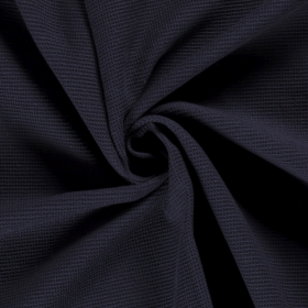 WAFFLE PLAIN DYED NAVY