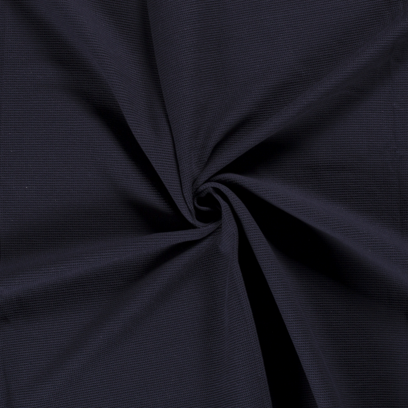 WAFFLE PLAIN DYED NAVY