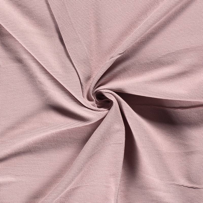 WAFFLE PLAIN DYED LIGHT PINK