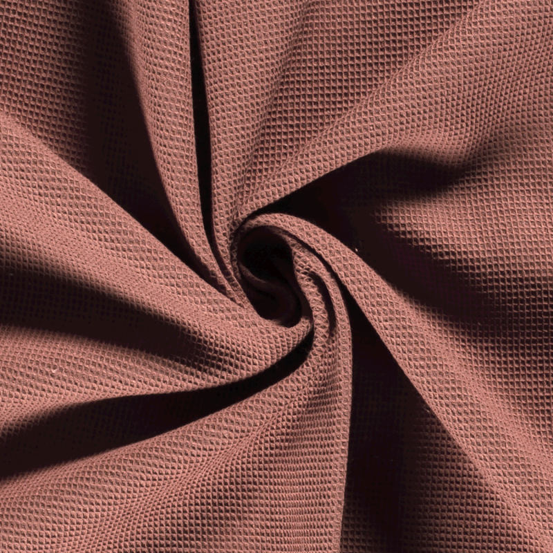WAFFLE PLAIN DYED OLD PINK