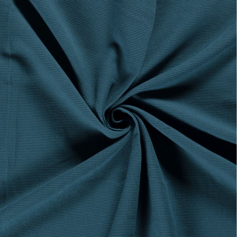 WAFFLE PLAIN DYED PETROL
