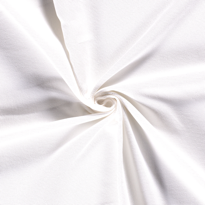 WAFFLE PLAIN DYED WHITE