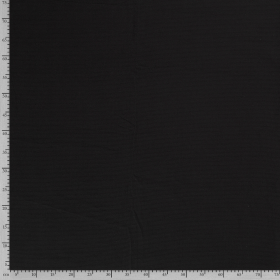 WAFFLE PLAIN DYED BLACK